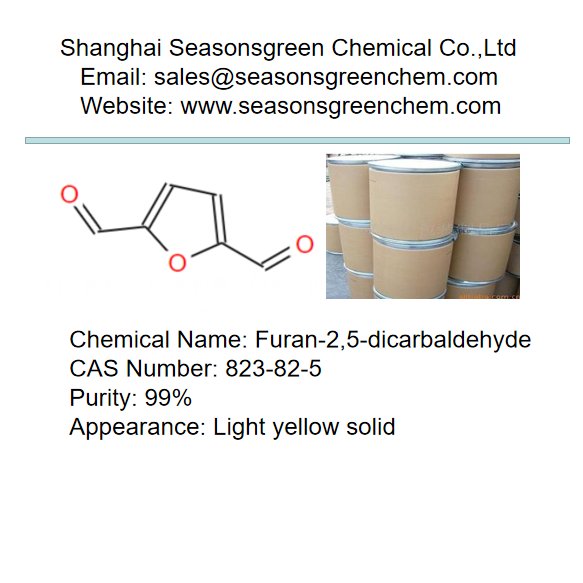 China factory Supply High Quality Furan-2,5-dicarbaldehyde CAS 823-82-5
