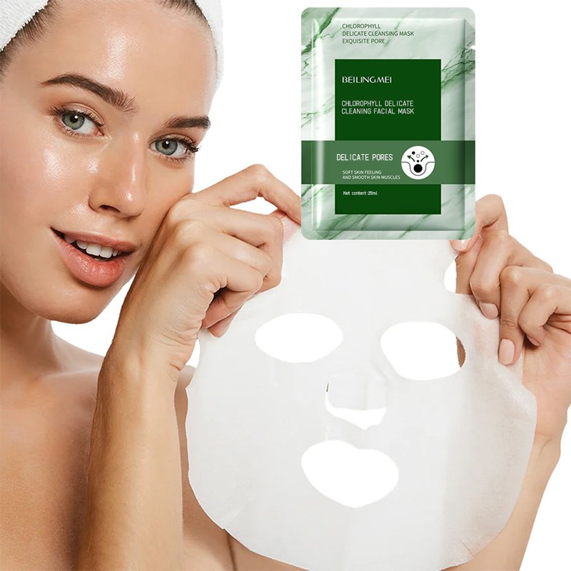 Chlorophyll Facial Skincare for Gentle Pore Smoothing Greasy Dirt Absorption and Moisture Replenishment for Delicate Skin