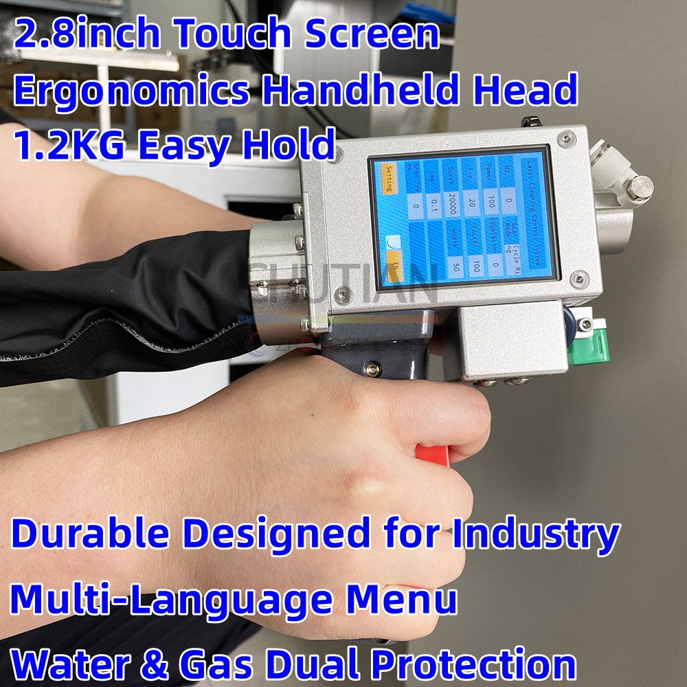 1000w 1500w 2000w 3000w Laser Cleaning Metal Rust Removal Cleaner Machine