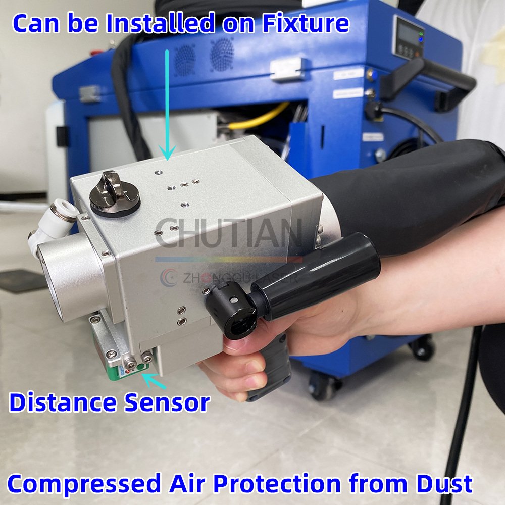 1000w 1500w 2000w 3000w Laser Cleaning Metal Rust Removal Cleaner Machine