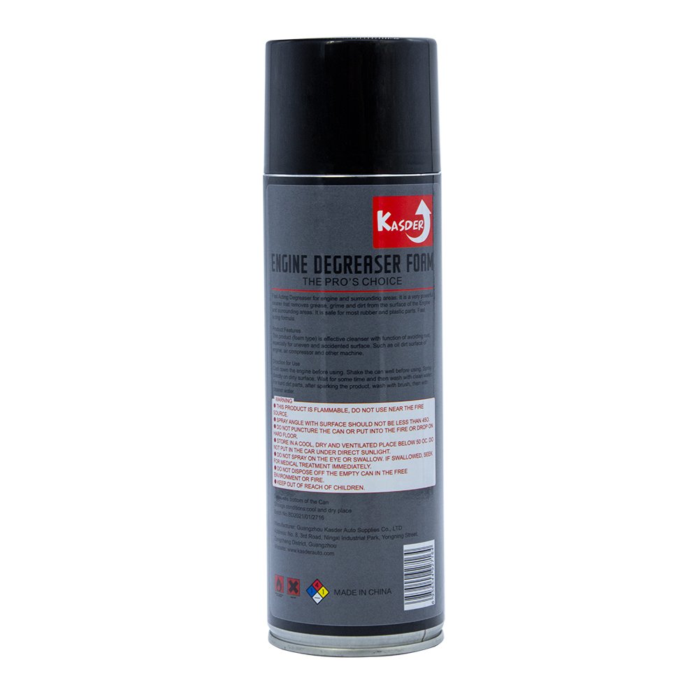 Low moq heavy duty foam foaming car engine degreaser cleaner spray for auto wash surface parts bay oil grease dust stain remover