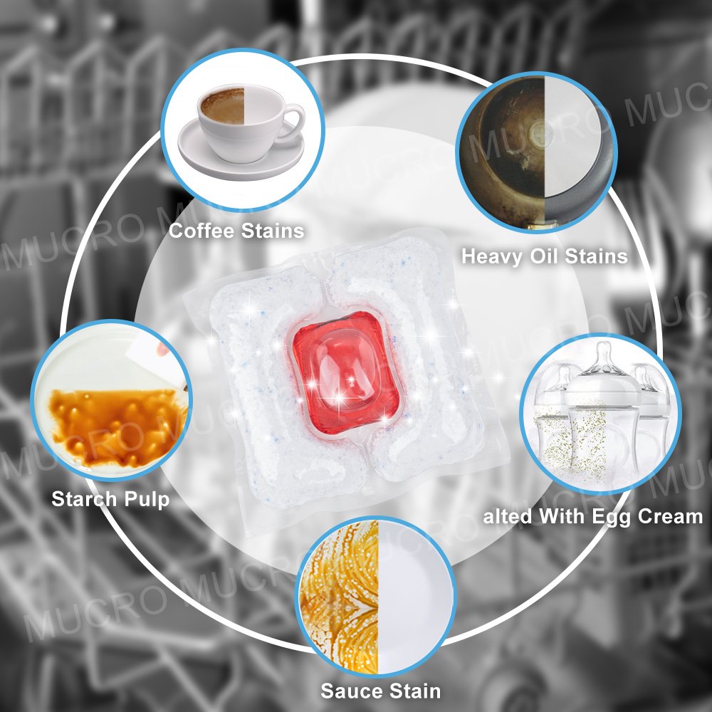 Cleaner Strong Oil Stain Removal Antibacterial Healthiest DIshwasher Pods Best Plant Based Dishwasher Detergent