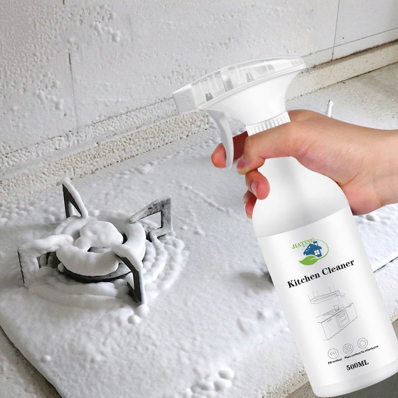 High quality powerful foam stain grease remover oil kitchen detergent range hood bubble cleaner spray Kitchen degreaser