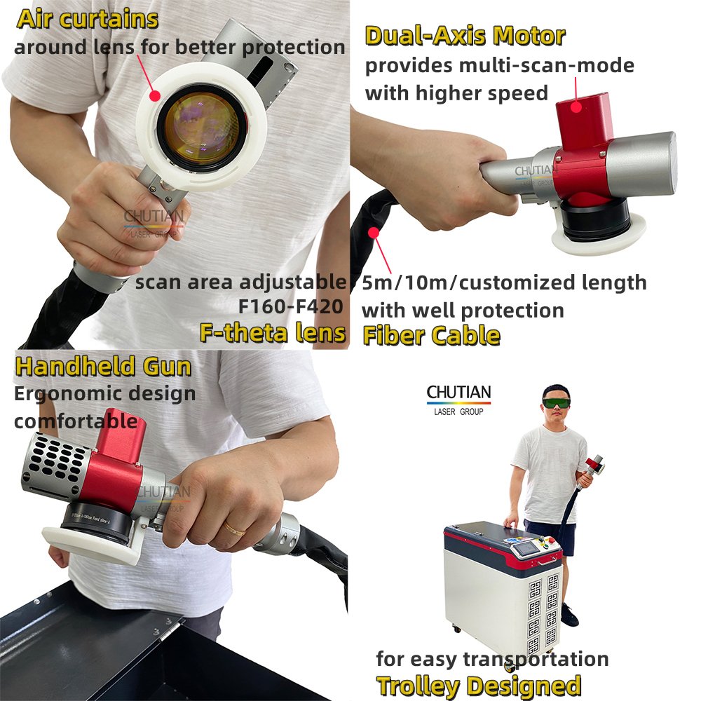 500 watt pulse laser cleaner
