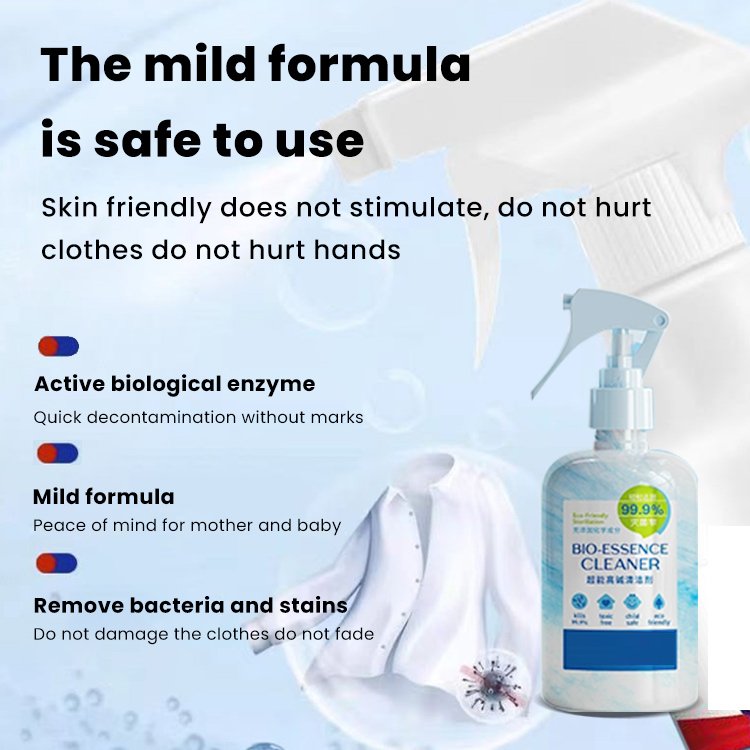 High Quality pH Balanced Clothing Cleaner Stocked Environmentally Friendly Spray Remove Dirt Grease Spray Laundry Cleaner