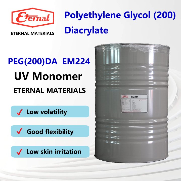 26570-48-9 Polyethylene Glycol (200) Diacrylate/PEG(200)DA For photosensitive printing plate