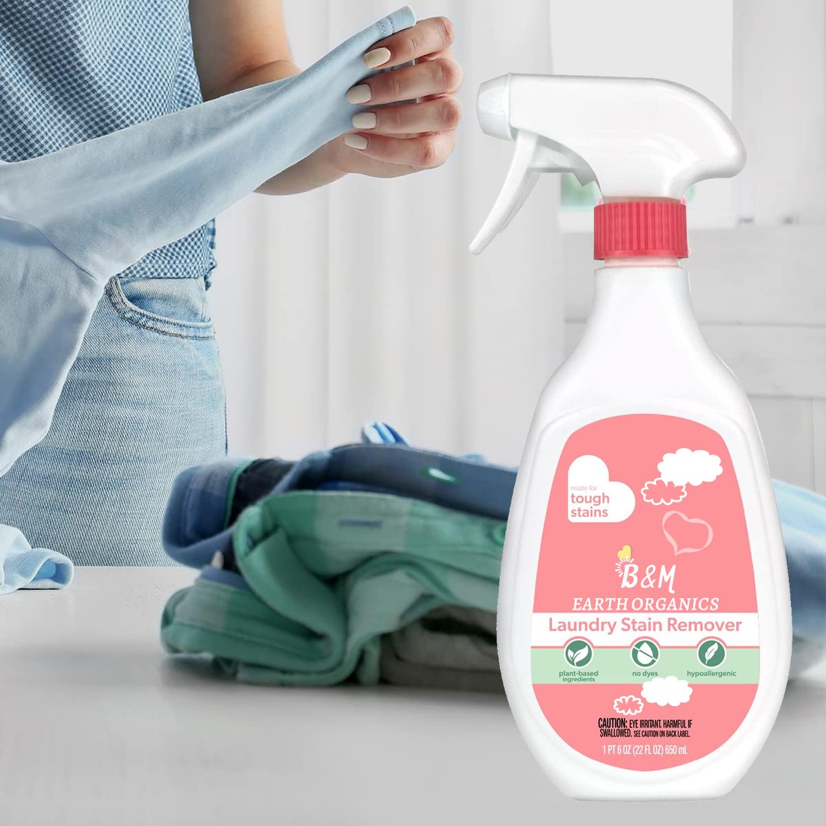 Stain Remover for Baby Clothes Laundry Stain Remover Spray Hypoallergenic Stain Treater