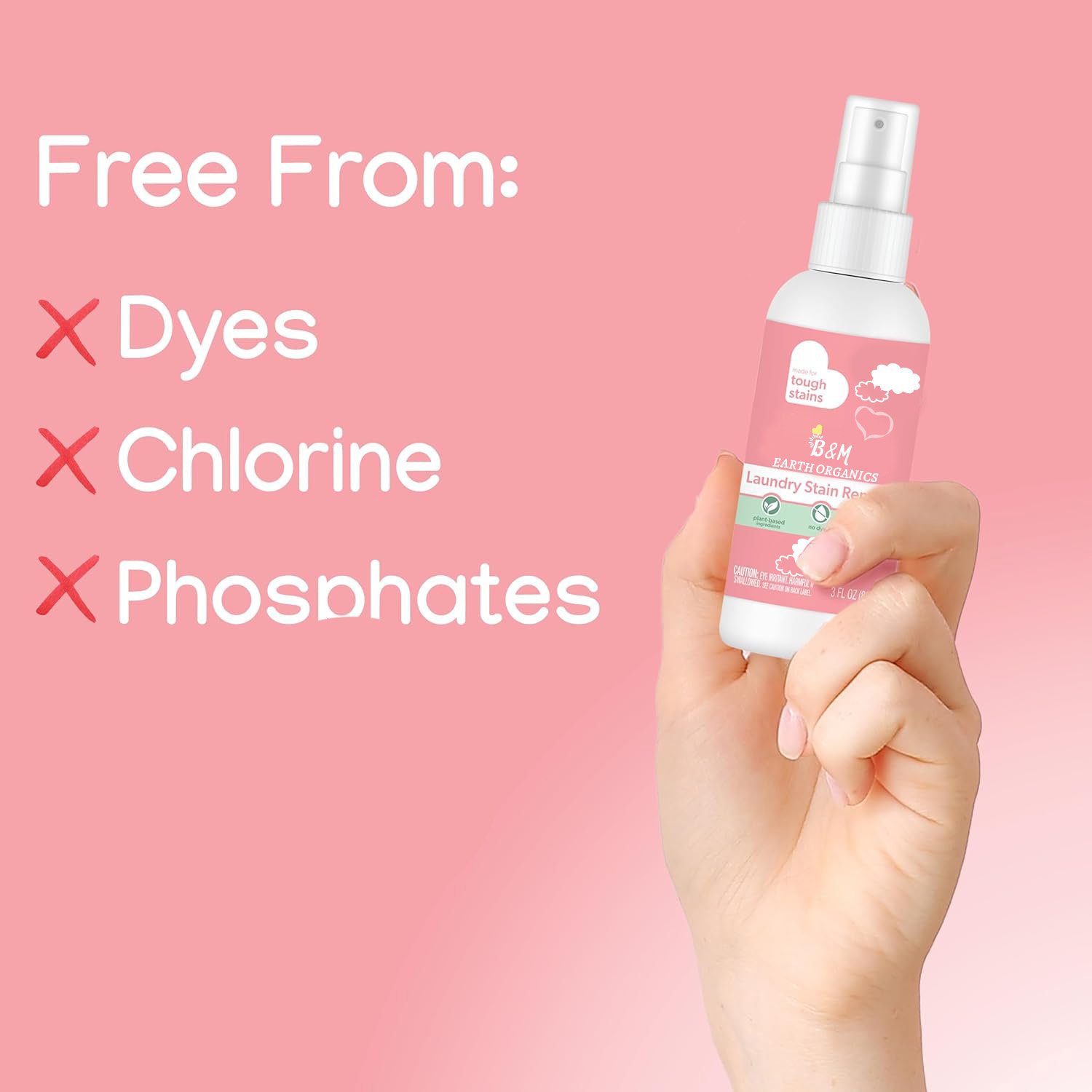 Stain Remover for Baby Clothes Laundry Stain Remover Spray Hypoallergenic Stain Treater