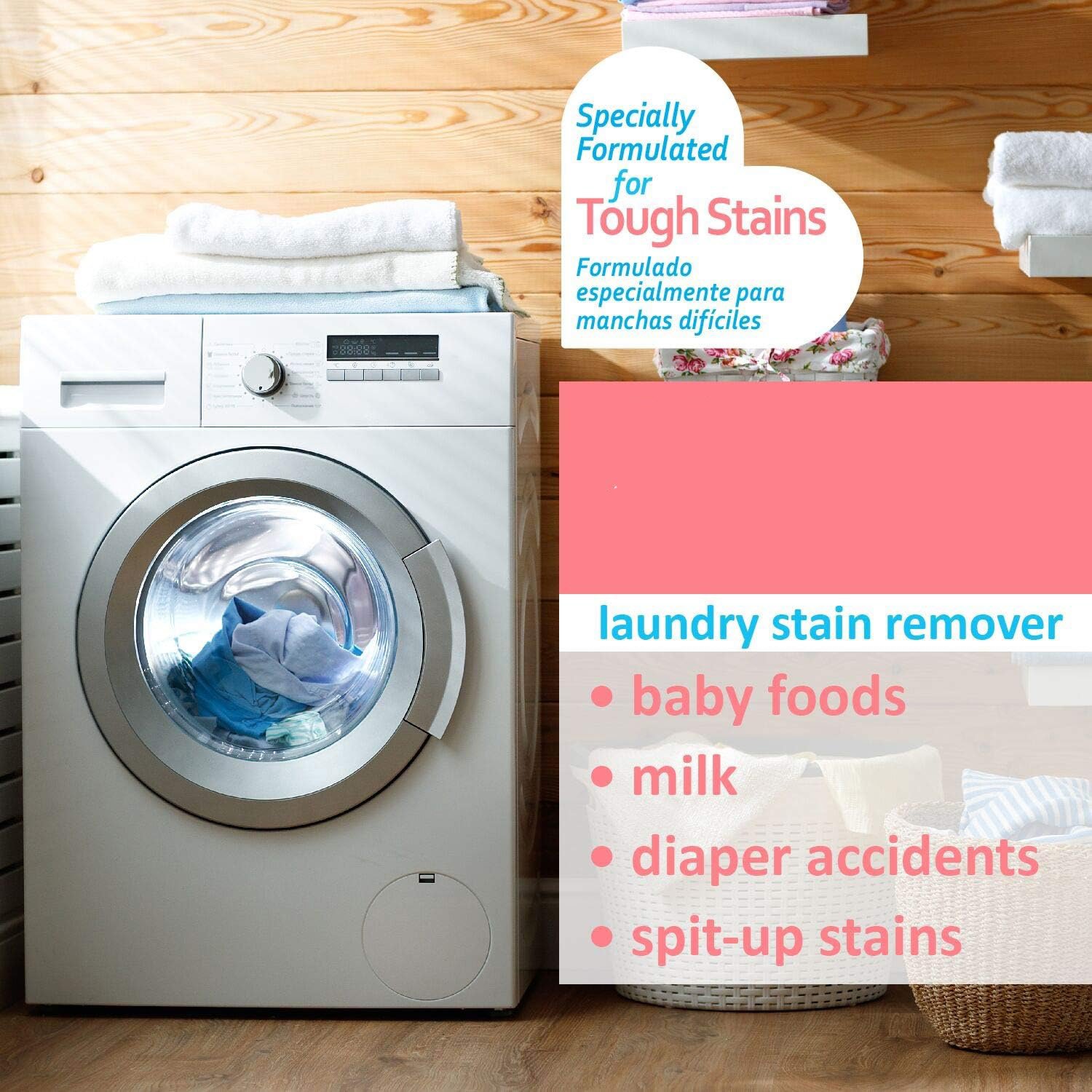 Stain Remover for Baby Clothes Laundry Stain Remover Spray Hypoallergenic Stain Treater