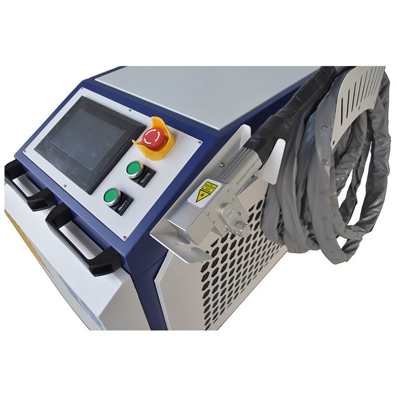 Laser Cleaning Machine for Metal Rust Stains 1000W 1500W 2000W Fiber Laser RAYCUS water Cooling Fast Speed High Efficiency