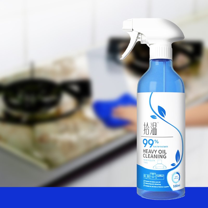 Multi-Purpose 500ml Oil Stains Cleaner Degreaser Quick and Efficient Plastic Bottle Kitchen Grease Cleaner