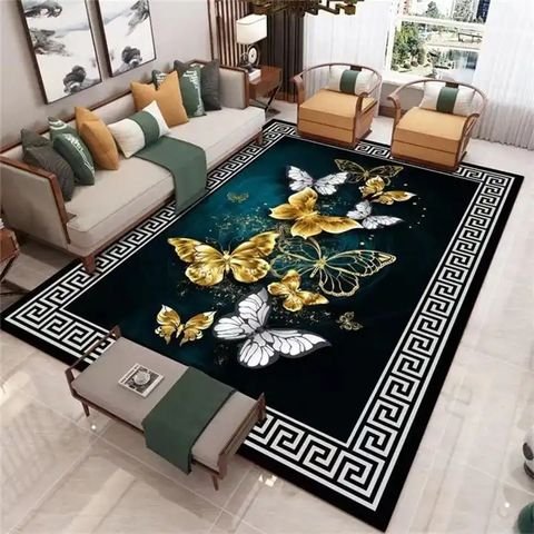 cheap printed gray abstract custom big size large decoration fluffy shaggy cotton marble commercial for bedroom area rugs