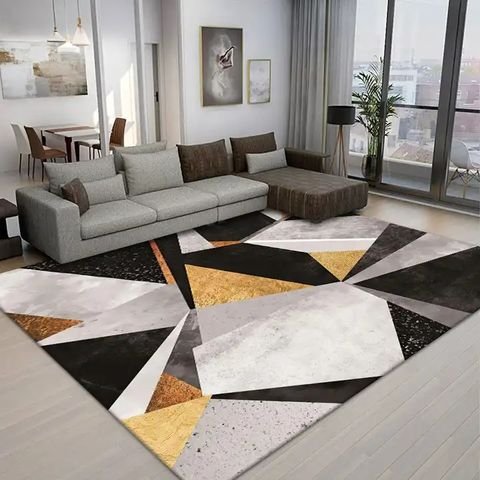 cheap printed gray abstract custom big size large decoration fluffy shaggy cotton marble commercial for bedroom area rugs