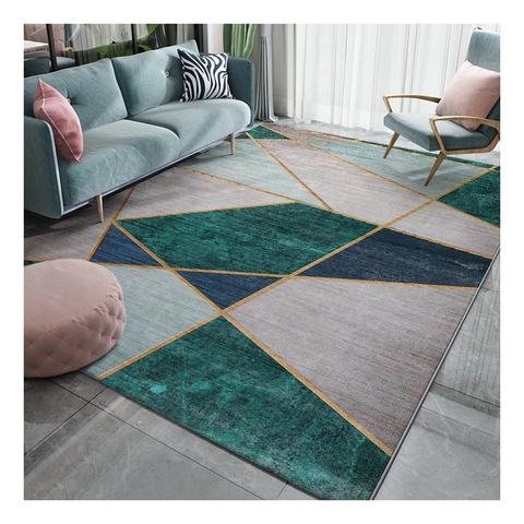 cheap printed gray abstract custom big size large decoration fluffy shaggy cotton marble commercial for bedroom area rugs