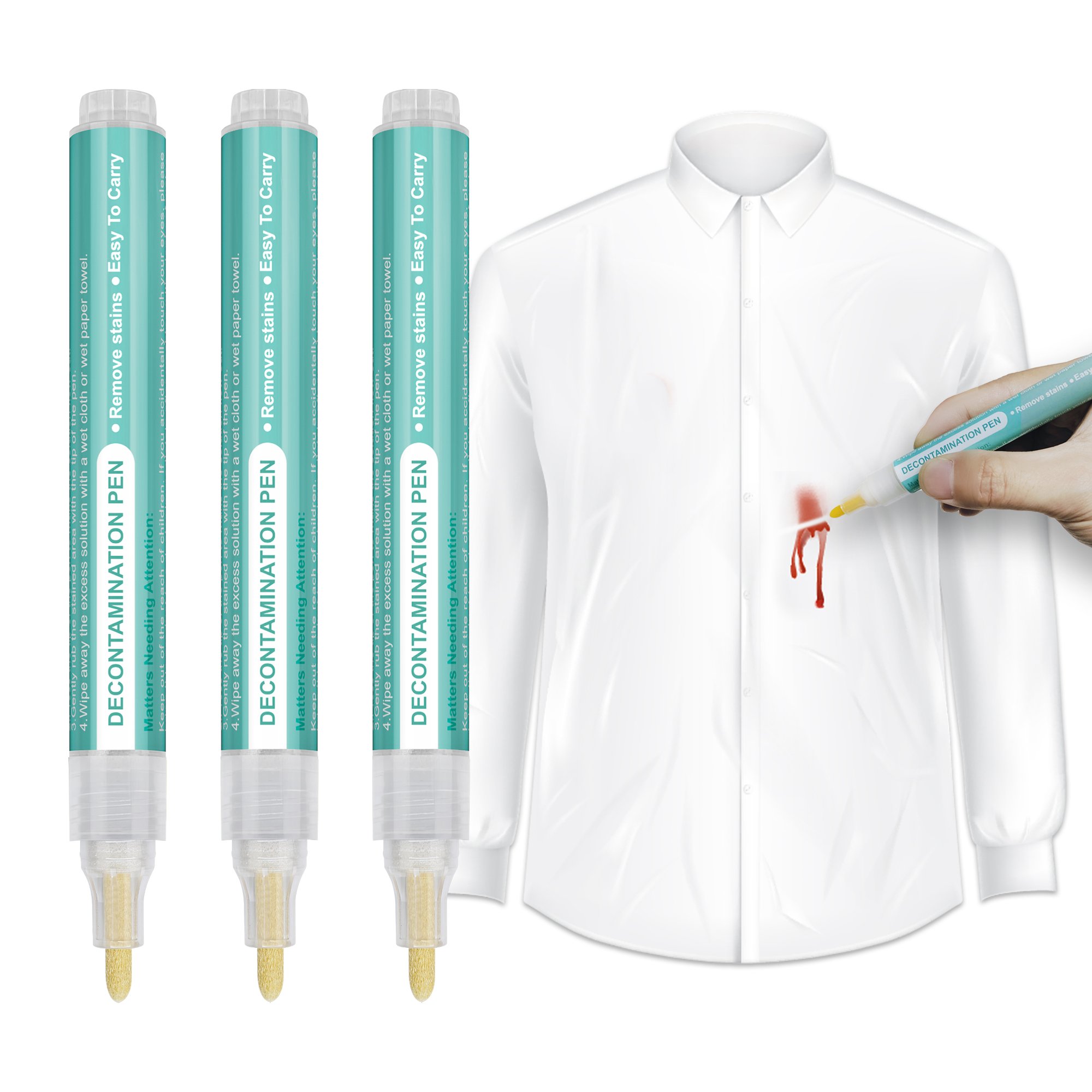 Portable Laundry Detergent Stain Decontamination Pen Dust Cleaner Oil Stain Cleaning Pen Fabric Cloth Stain Remover Pen