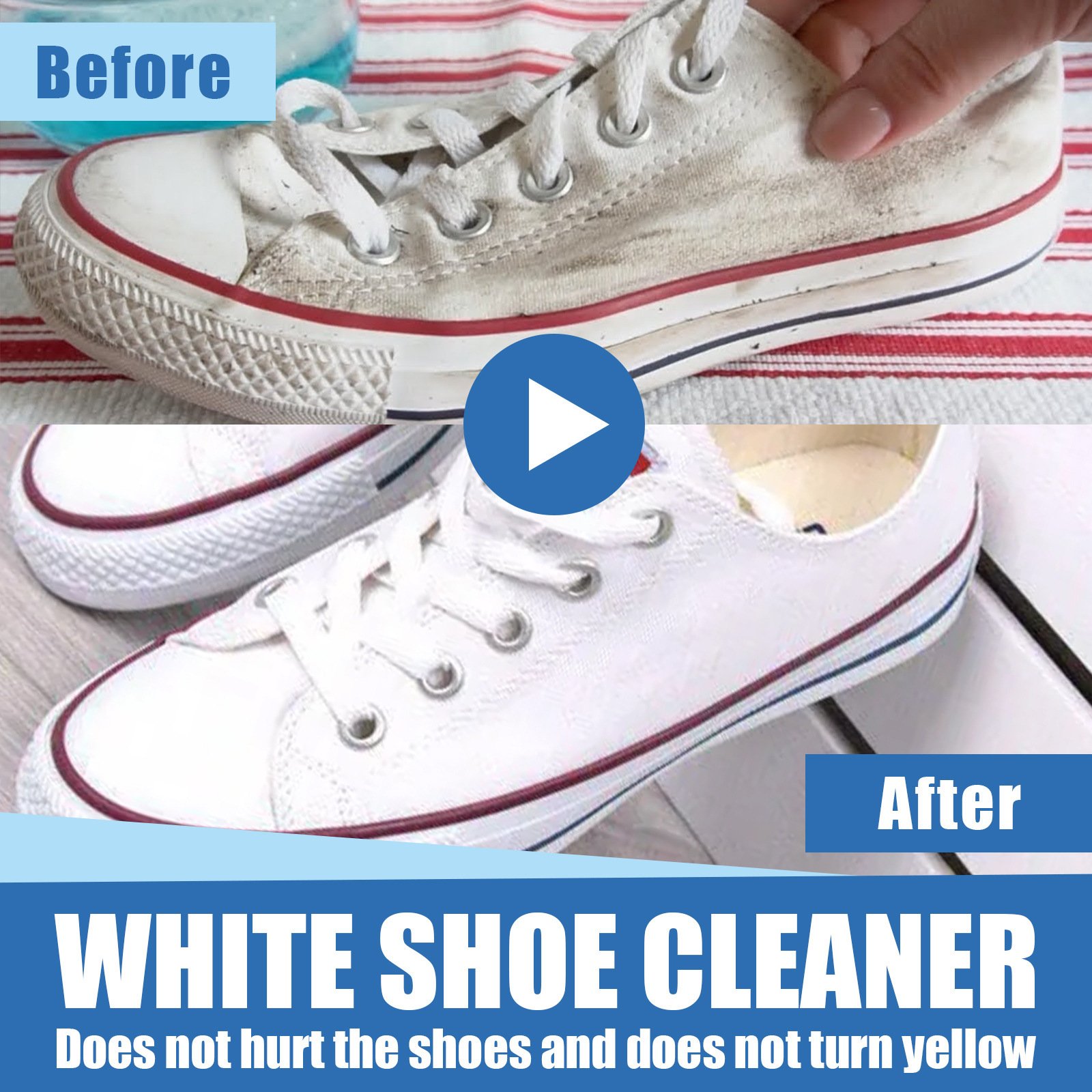 Jue Fish Washing-free Balm Deep Cleaning Sneakers Shoes Balm White Shoes Instant Cleaner Cream Kit