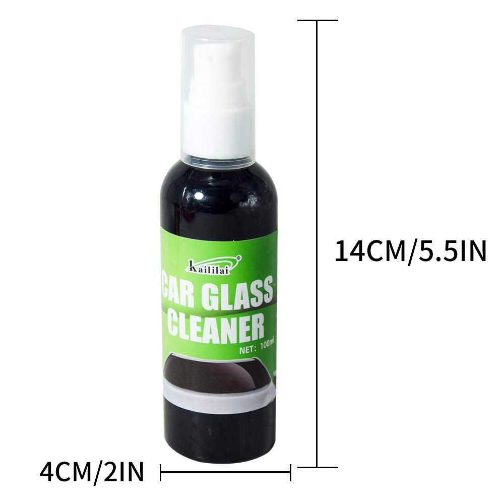 100ml Car Glass Oil Film Cleaner Automotive Windshield Polish Care Product that Removes Coating and Restores Clean Glass