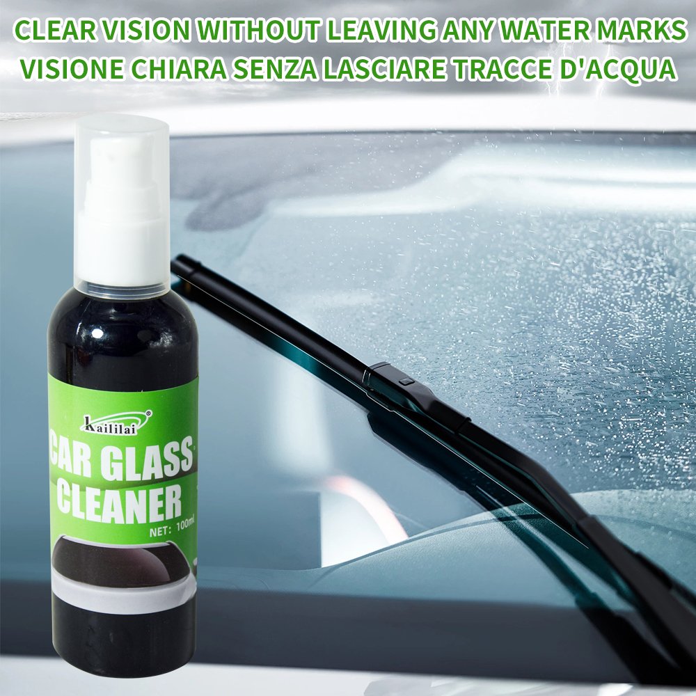 100ml Car Glass Oil Film Cleaner Automotive Windshield Polish Care Product that Removes Coating and Restores Clean Glass