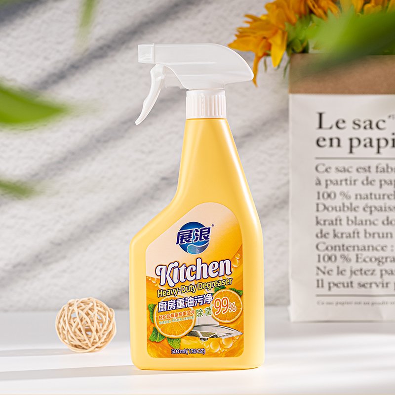Oil stain cleaner pollution cleaning agent for kitchen range hood with strong oil pollution removal