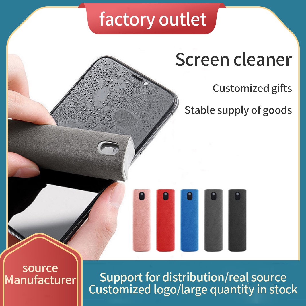 Factory Customized Tablet Cleaning Kit Phone Screen Spray Cleaner Kit 2 in 1 Phone Screen Cleaner Spray