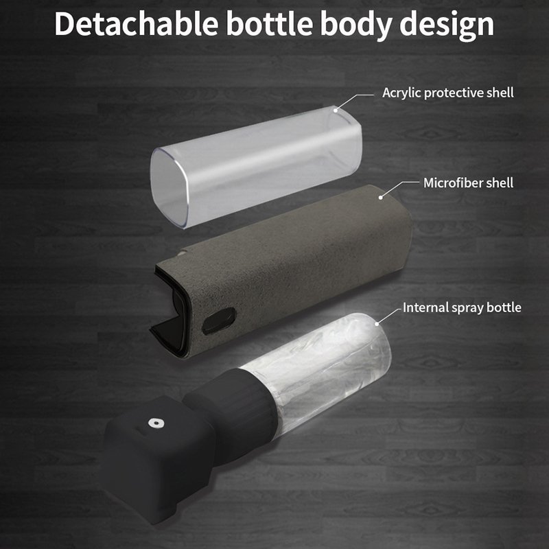 Factory Customized Tablet Cleaning Kit Phone Screen Spray Cleaner Kit 2 in 1 Phone Screen Cleaner Spray