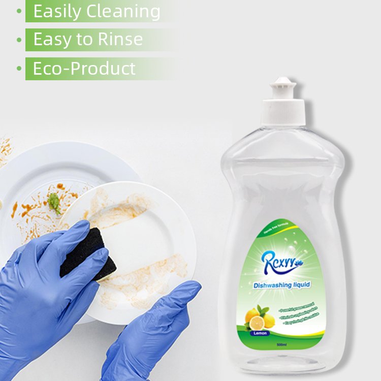 Factory Wholesale 500ML Lemon Fragrance Dishwashing Liquid Detergent For Table Setting
