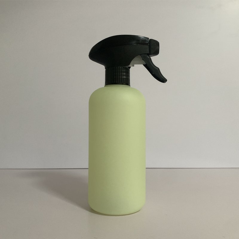 500ml 16oz HDPE Plastic Round Bottle Deep Cleaning Window Cleaner Spray Bottle with trigger Household Cleaning PE Bottle