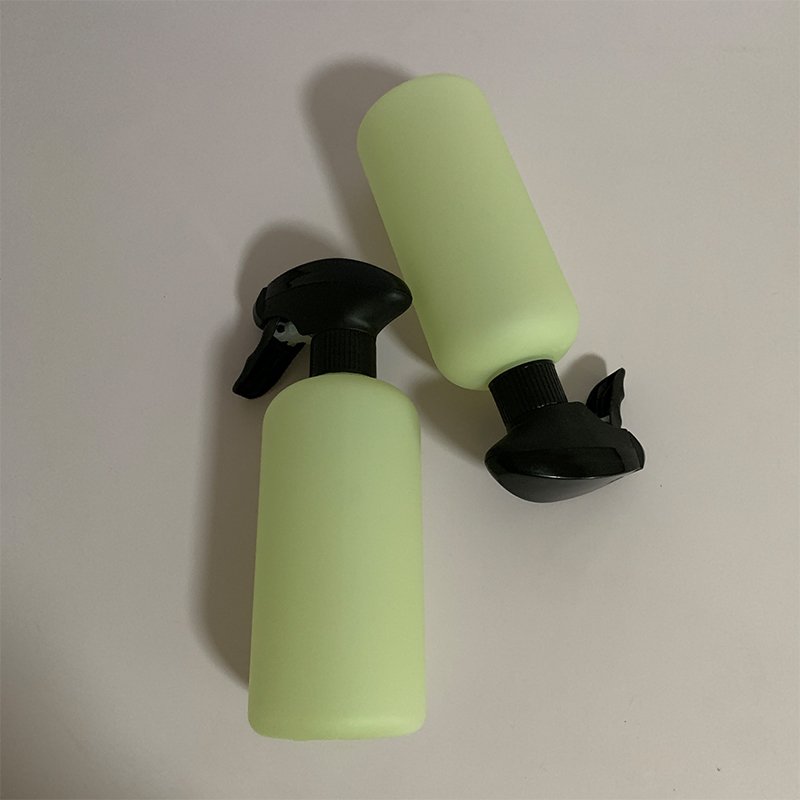 500ml 16oz HDPE Plastic Round Bottle Deep Cleaning Window Cleaner Spray Bottle with trigger Household Cleaning PE Bottle