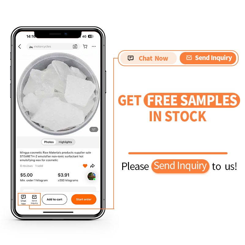 Mingya Cosmetic Raw Materials Cheap Price Oil-in-water Emulsifier Ceteareth 25 And Stearyl Alcohol White Waxy Daily Chemicals