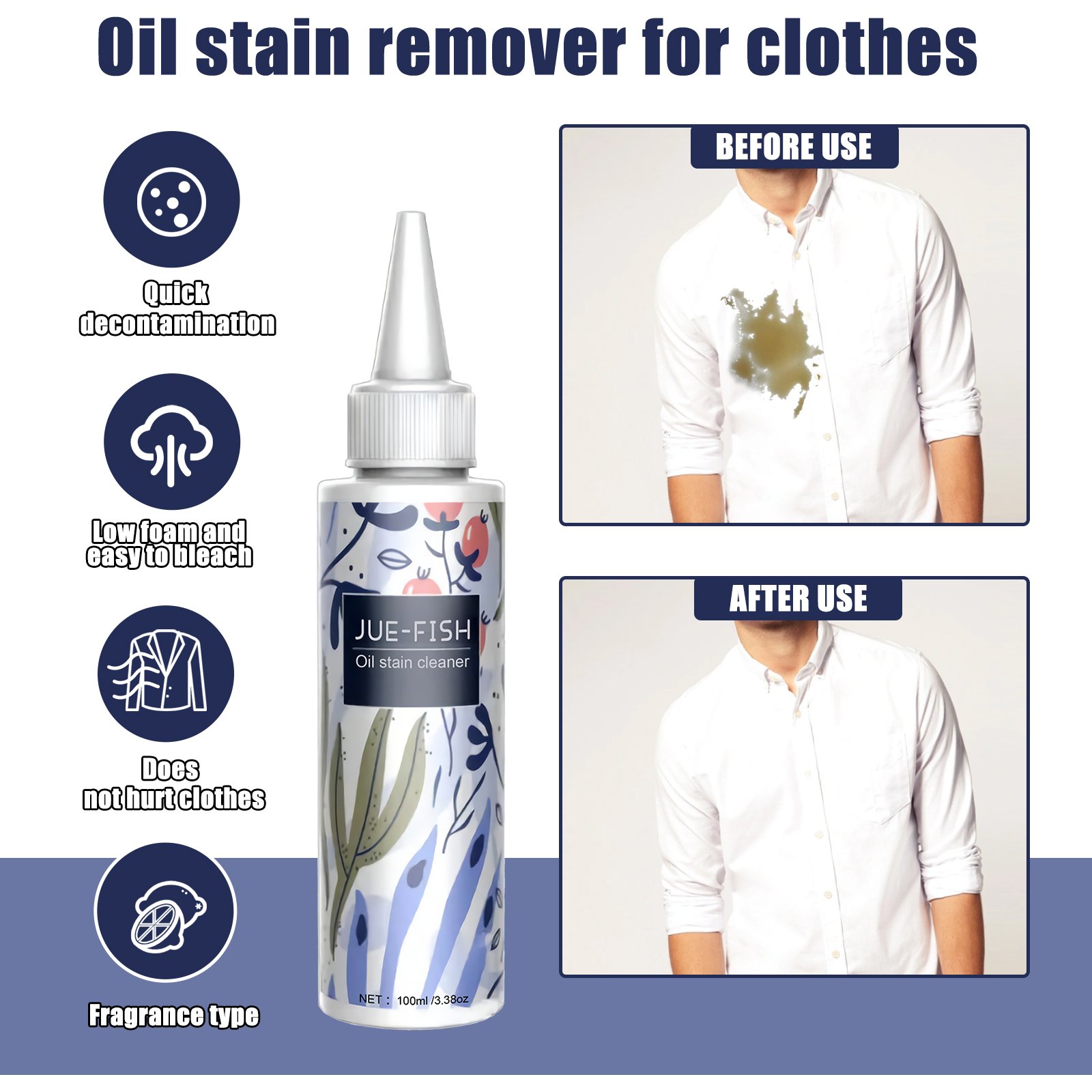 Jue-fish OEM&ODM Liquid Laundry Detergent Manufacturer Laundry Liquid Bottle Laundry Detergent Liquid For Washing Clothes