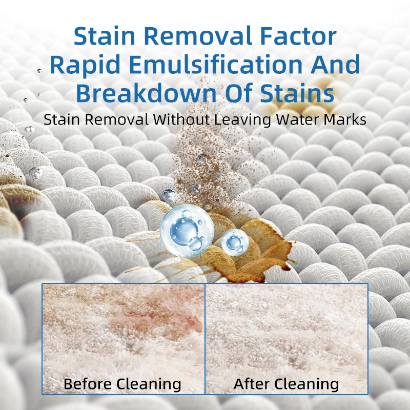 Hotel Commercial Carpet Cleaner Disposable Low Foam Dry Cleaning Strong Decontamination Water-Free Effective Cleaning