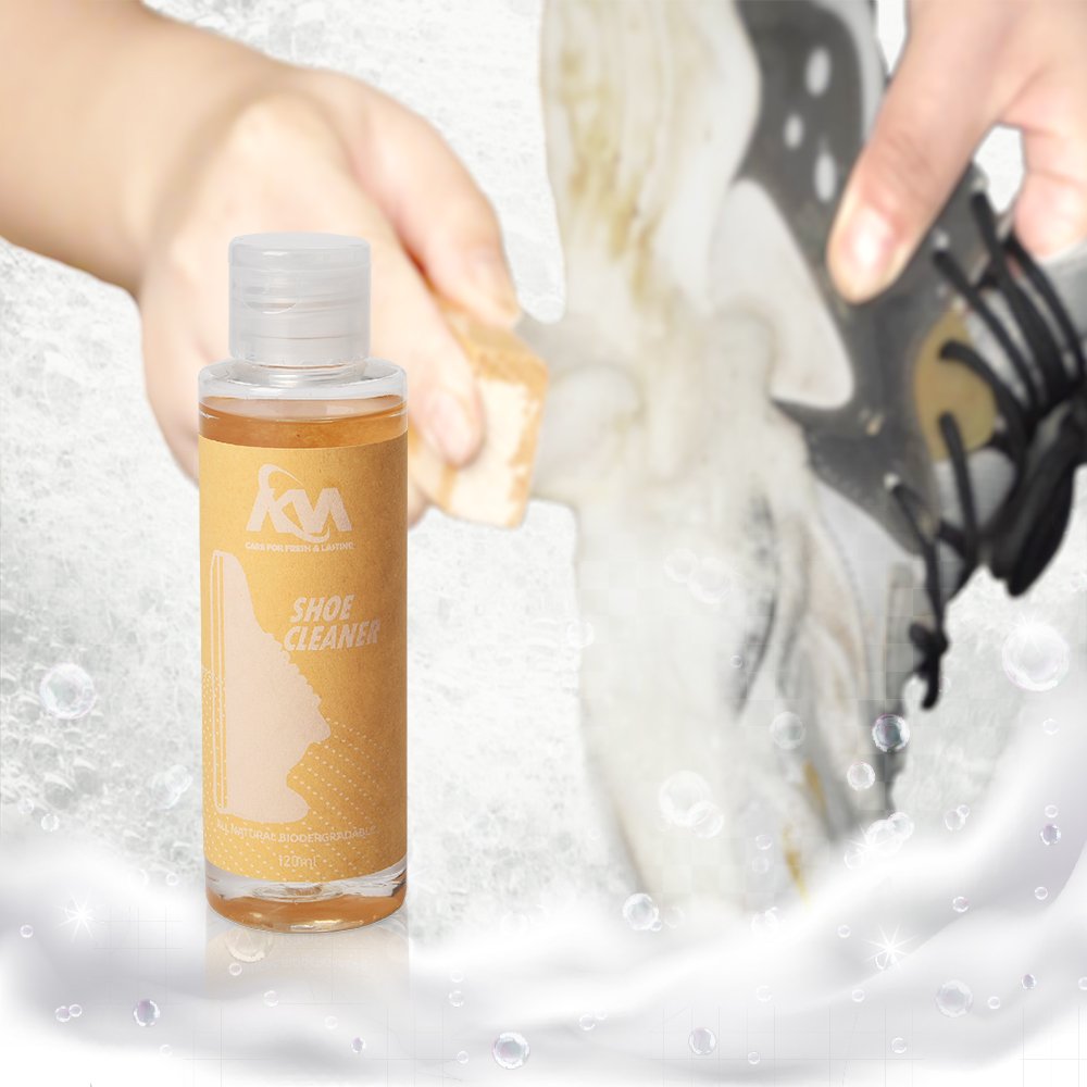 Km Oem Custom Sneaker Cleaning Care Shoes Cleaner For Strong Removes Stains