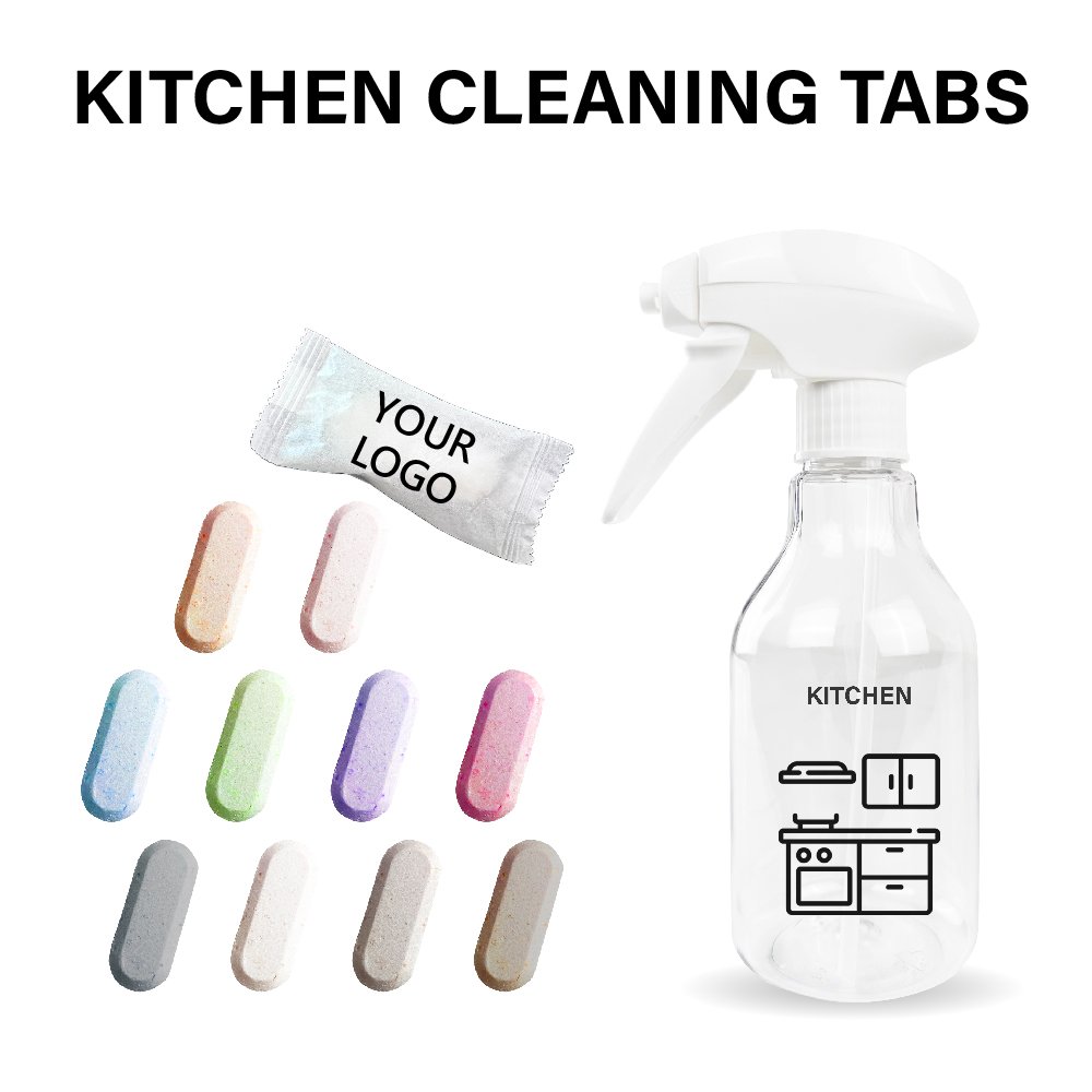 kitchen cleaning tabs remove oil stains and dirt cleaner 10g tab become 300ml detergent eco friendly