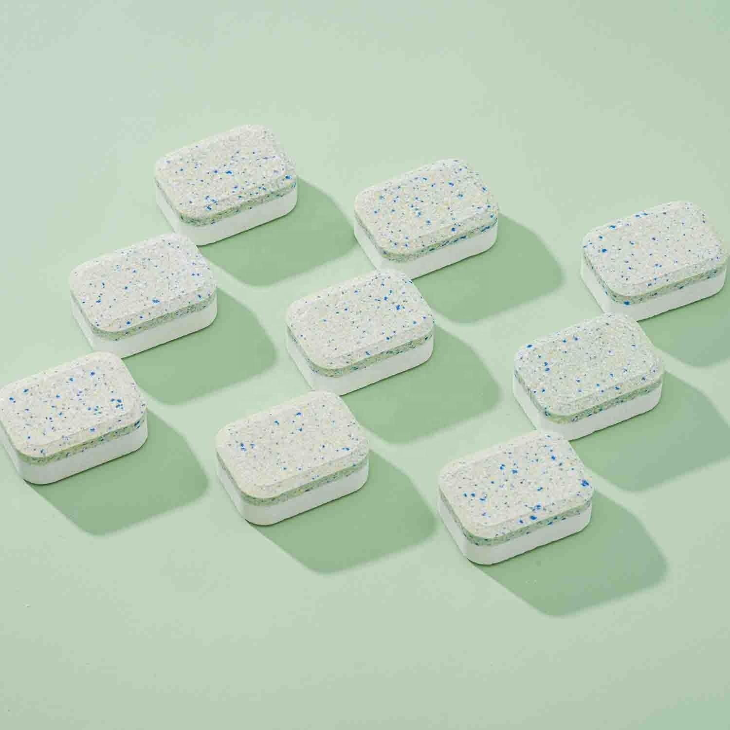 2024 Eco-friendly disposable product dishwashing tablets cleaning tablet for washing machine dishwasher tablet oil stain removal