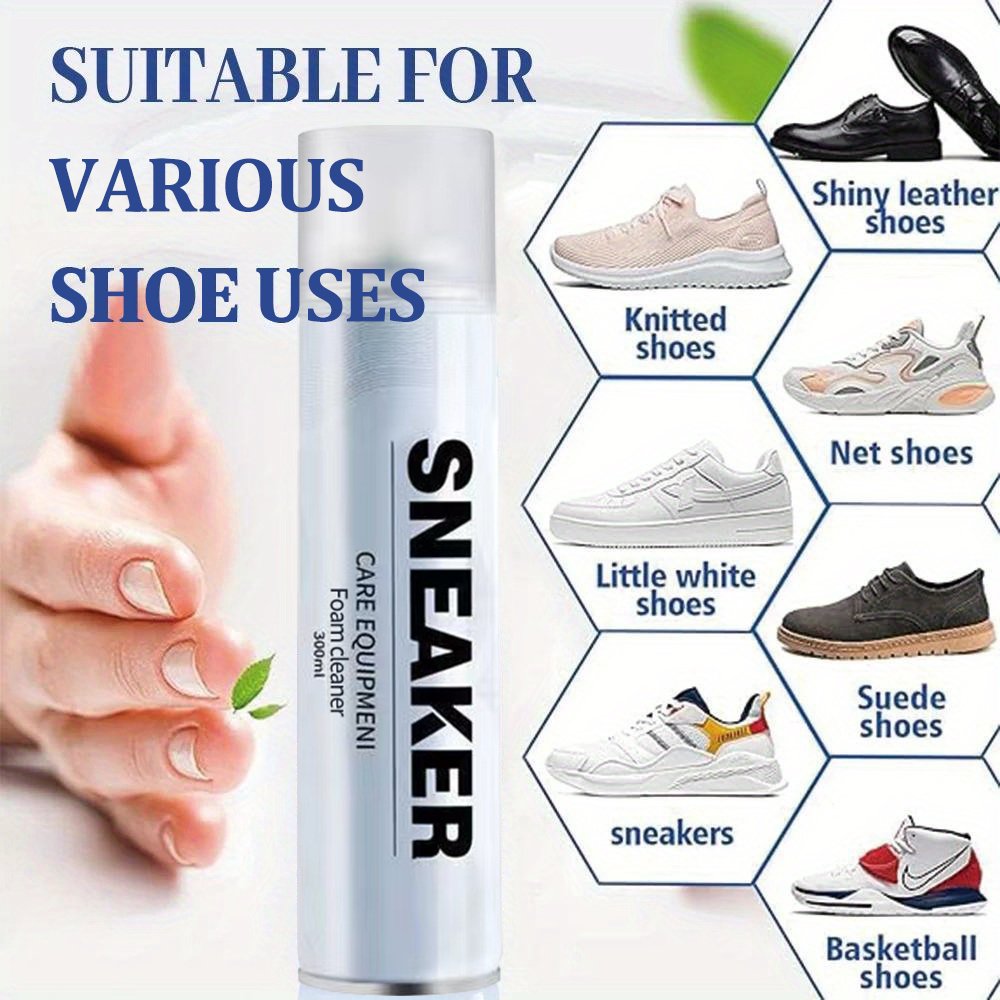 Natural Coconut Oil Extract Pampering Nourishing Foaming Waterless Shoe Cleaner