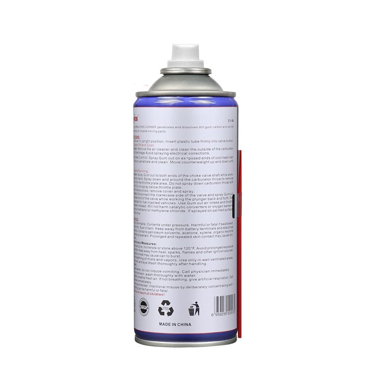Car Cleaner 450ml Carb Cleaner Heavy Duty Carburetor Throttle Body Cleaner Spray Carb And Choke