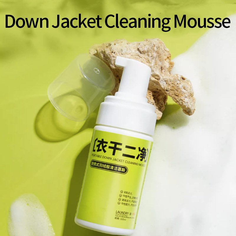 Down Jacket Dry Cleaning Agent Washing-Free Cleaning Spray Laundry Rabito Stain Removal Oil Stain Clothes Washing Foam Cleaner