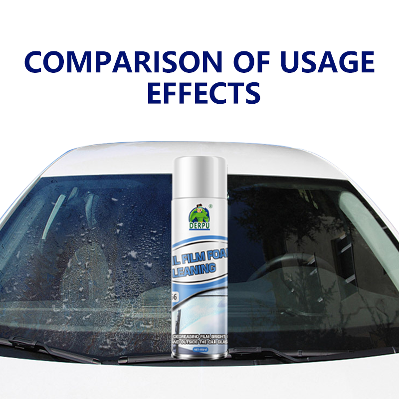 Quality Factory Supplier Car Detailing Windshield Glass Stain Washing Cleaner Foam Cleaning Spray Oil Film Remover