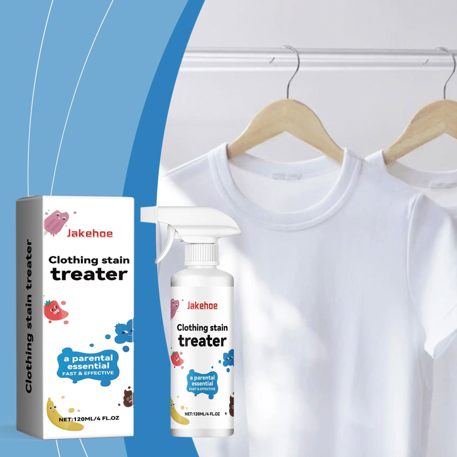 Jakehoe Detergent Dry Cleaner For Stubborn Stains Laundry Washing Quickly Stain Remover Cleaning Liquid Clothes Carpet Spray
