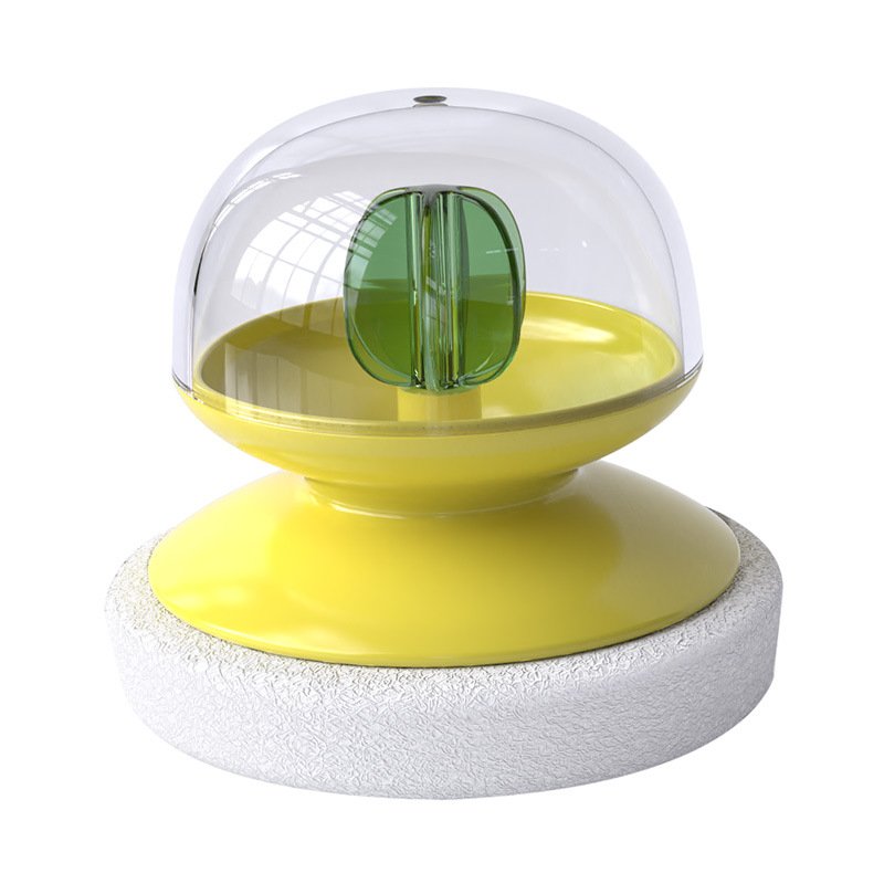 Kitchen Wet and Dry Cleaning Brush Dish Brush with Handle Oil and Stain Cleaning Pot Brush
