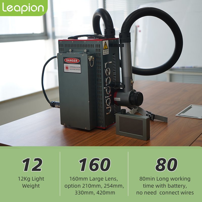 High Quality 100W Pulse Laser Cleaning Machine Handheld Backpack Paint Metal Rust Removal Machine For Car