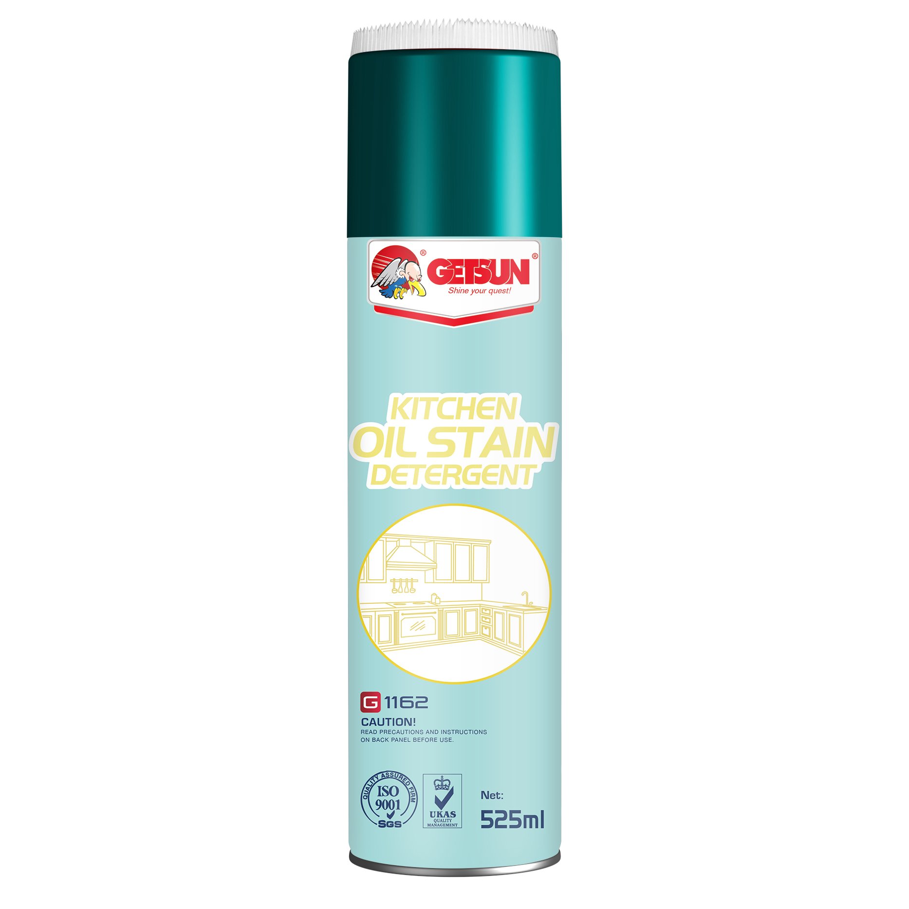 Getsun Kitchen Oil Stain Detergent your best choice product use in the kitchen easy use and overhead brush head