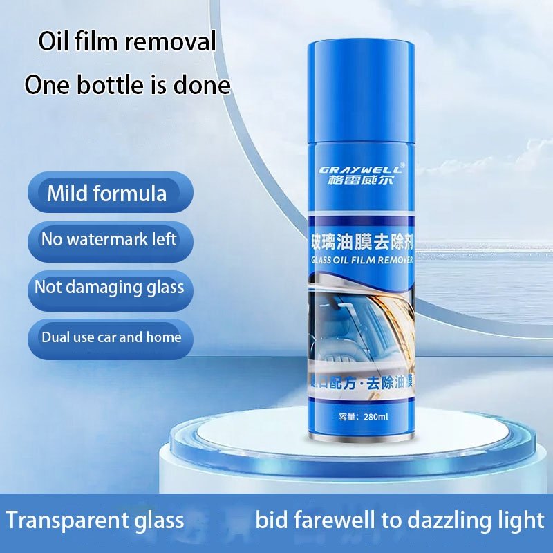 Automotive Car Front Windshield Protects Watermark Stains Agent Glass Cleaner Oil Film Remover