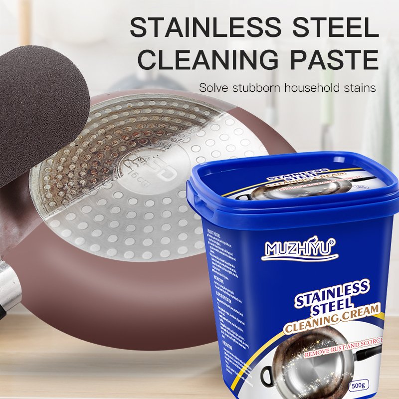 best selling stainless steel cleaning paste cookware cleaner cream