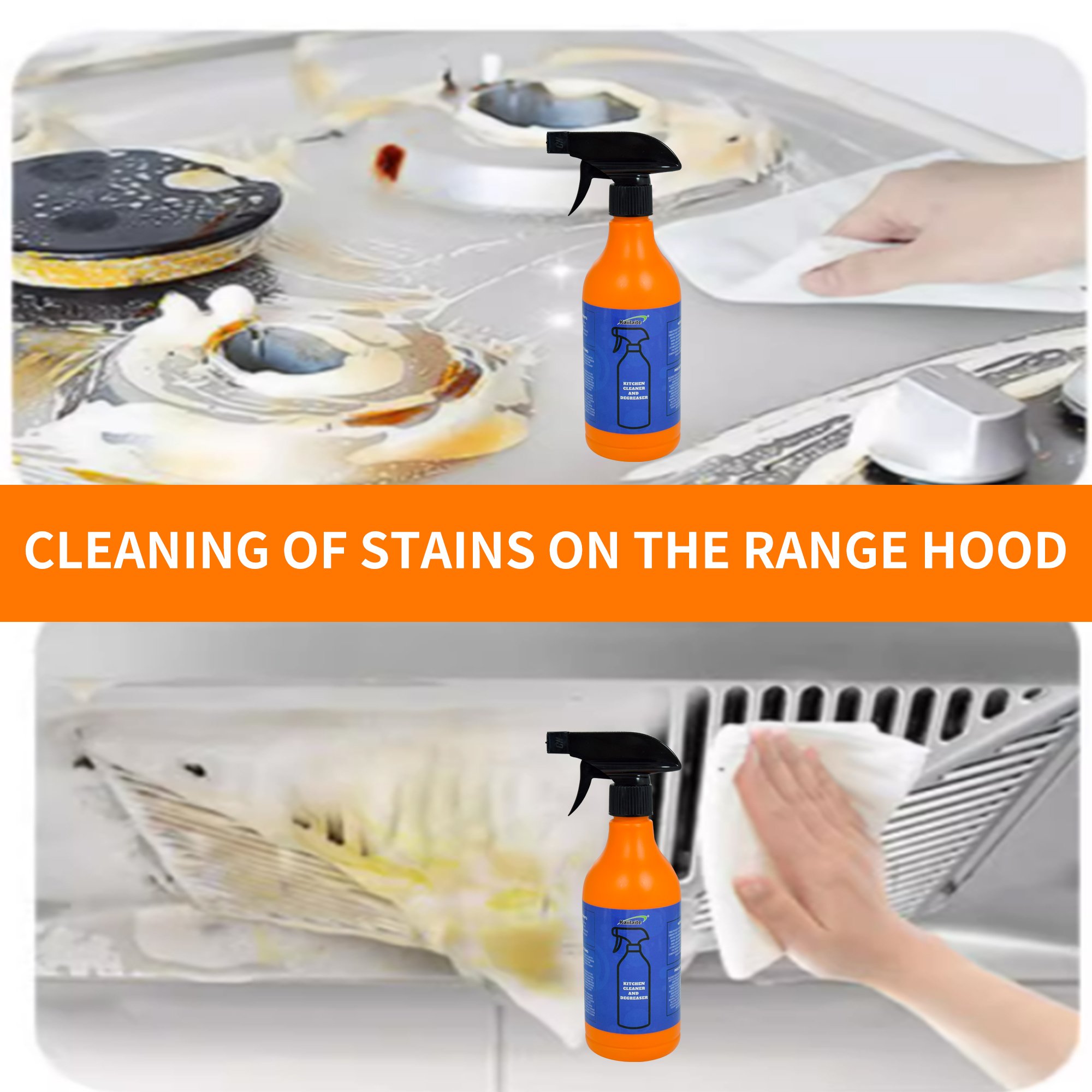 Kitchen Cleaner Spray Foam Oven Grease Grease Cleaning Tool Liquid Ingredients Oil Stain Removal Oven Kitchen Cleaner Products