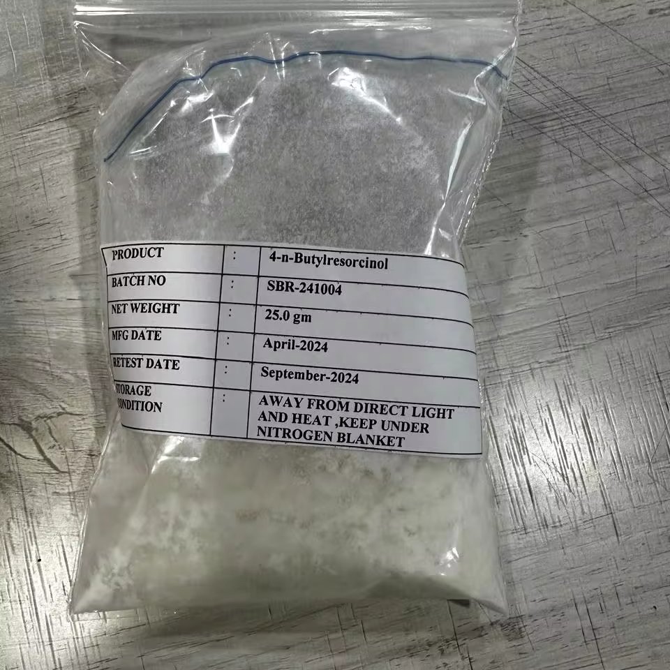 Wholesale 99% Organic Intermediate Cosmetic Grade 4-N-Butylresorcinol Skin Whitening Agent in Powder Form CAS Model for Sale