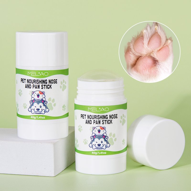 MELAO Balm to Moisturize and Condition Pet Skin on Paws Nails Nose Elbows and Wrinkles Pet Nourishing Nose and Paw Stick