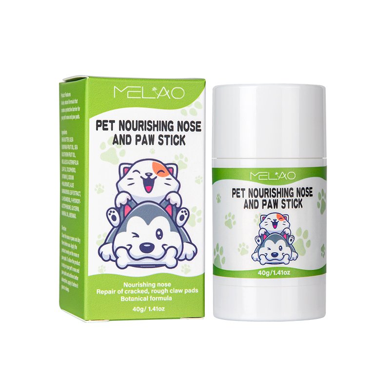 MELAO Balm to Moisturize and Condition Pet Skin on Paws Nails Nose Elbows and Wrinkles Pet Nourishing Nose and Paw Stick