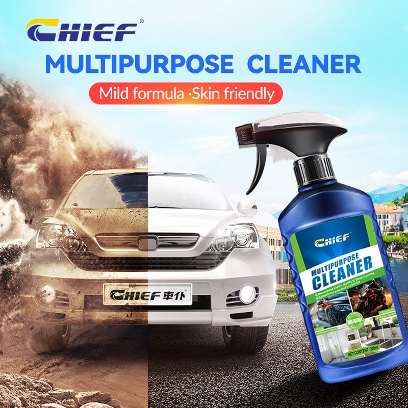 Home car motorcycle multipurpose use quick remove oil grease and dust cleaner spray bottle