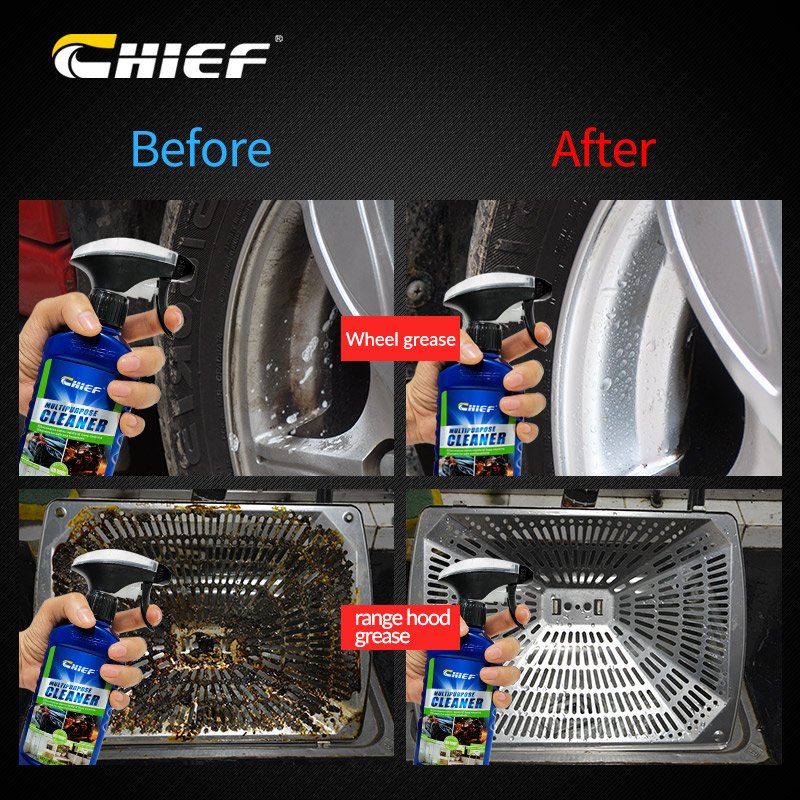 Home car motorcycle multipurpose use quick remove oil grease and dust cleaner spray bottle